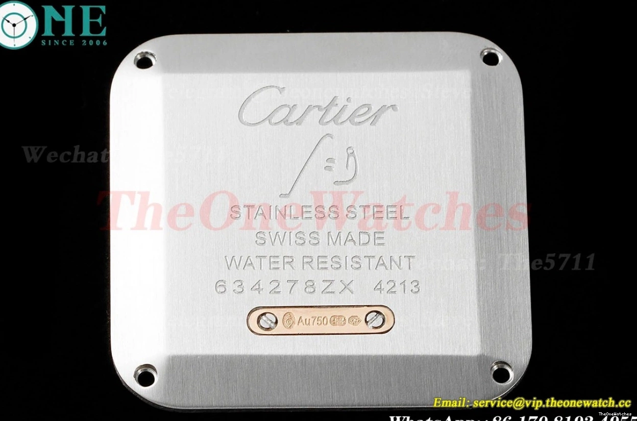 Dumont Dial Brown Silver Santos SS AF LE Quartz 0402